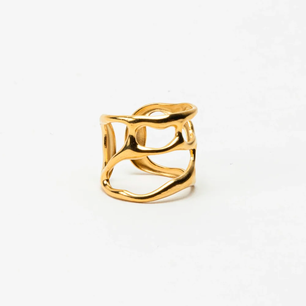 The Melted Cuff Gold Collection Ring