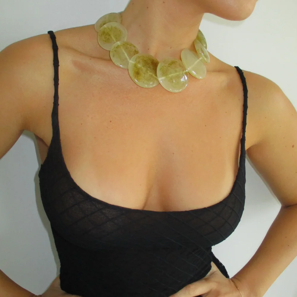 The Matcha Acrylic Necklace
