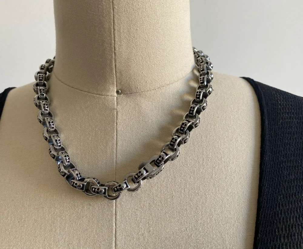 Lock Skull Necklace