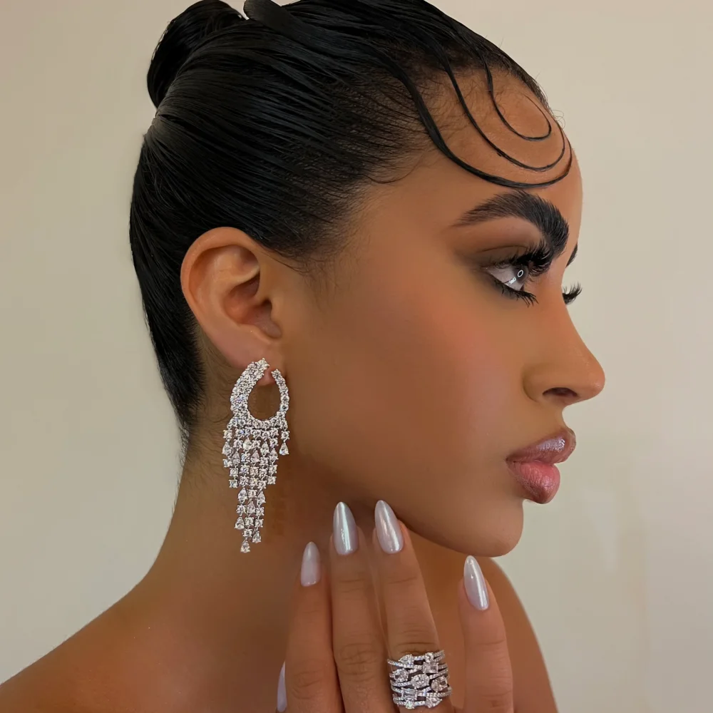 The 925 Chandelier Drop Earrings