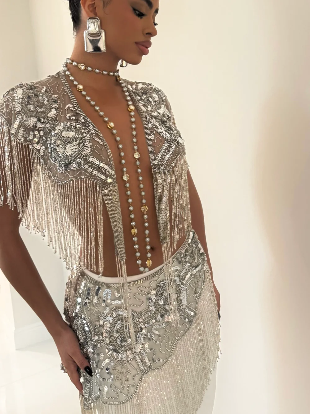 The Silver Goddess 2 Piece Set