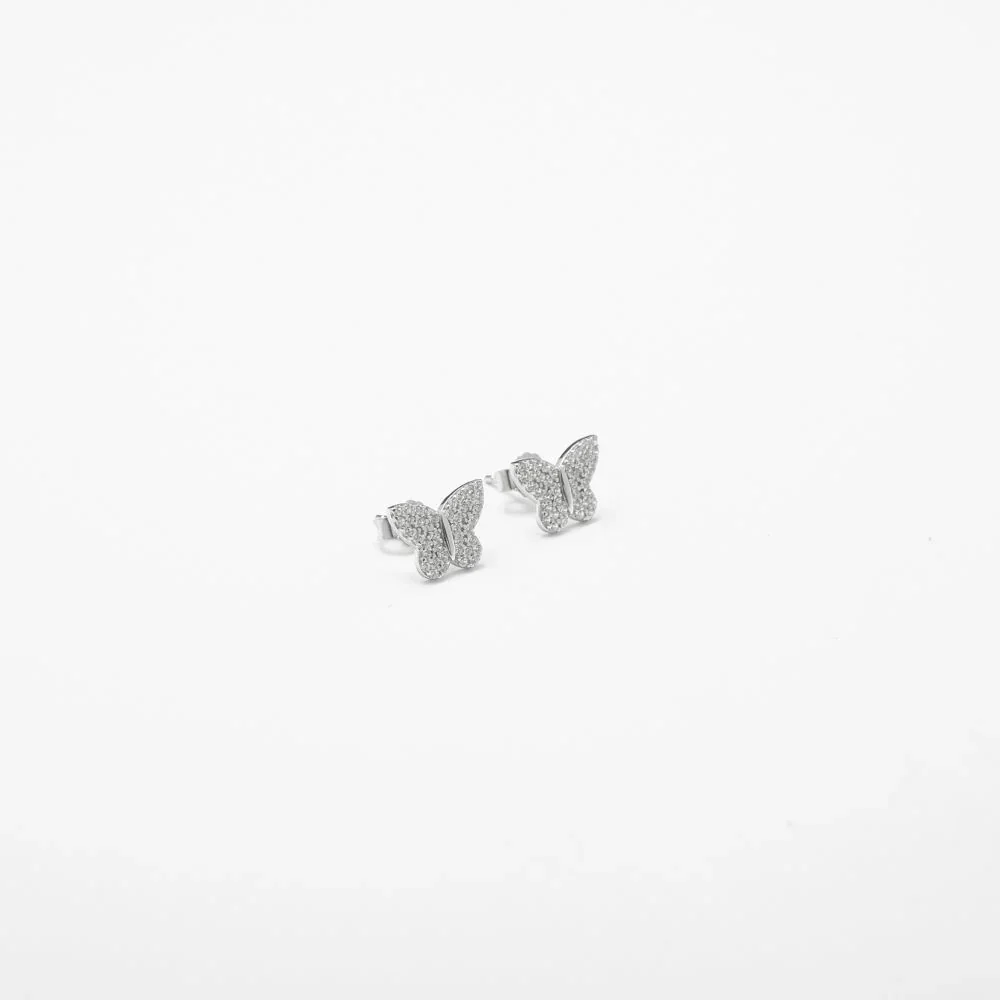 Butterfly Silver Studs