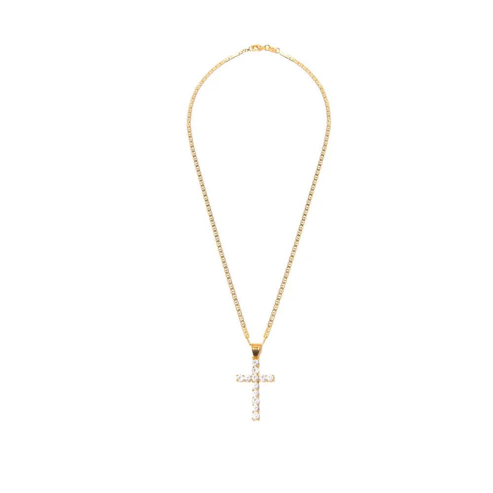 That BP Cross Gold Necklace