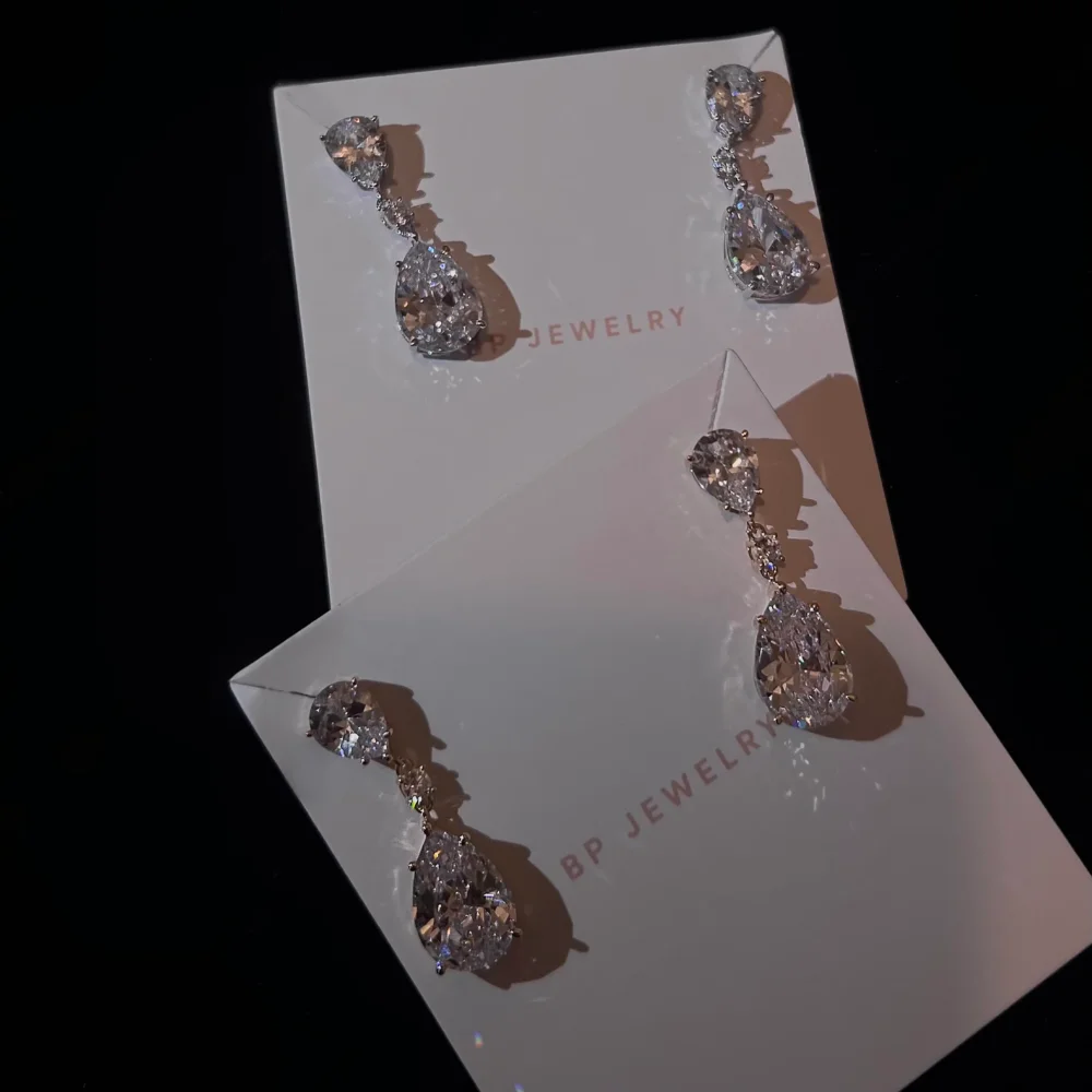 The 925 Pear Drop Earrings