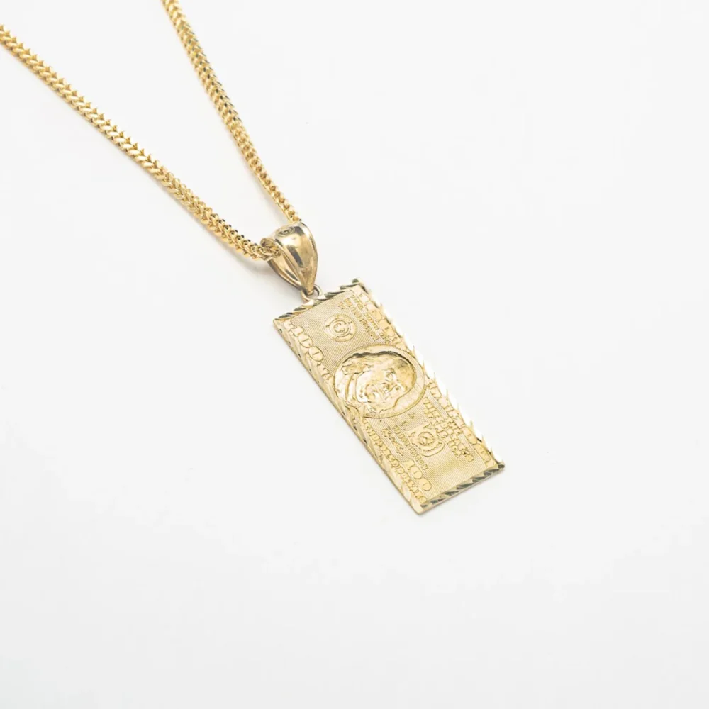 10K Solid Gold Year of Wealth Necklace
