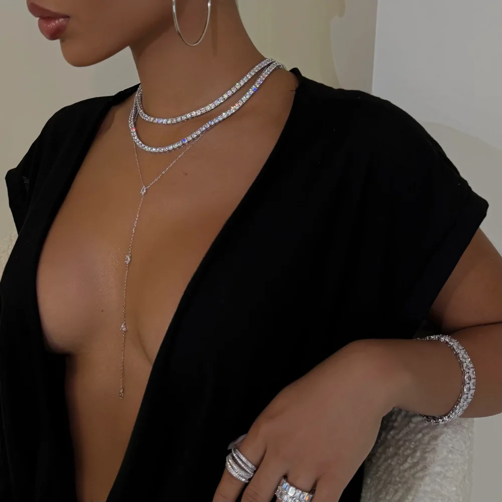 The Tennis Chain Stack