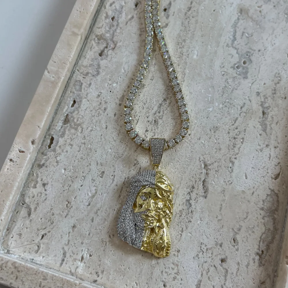 The Gold Drip Jesus Piece