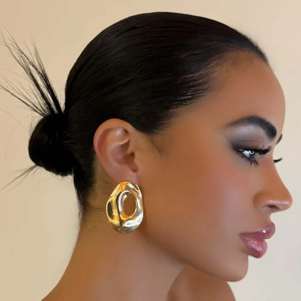 The Mini Gold Dot Stud