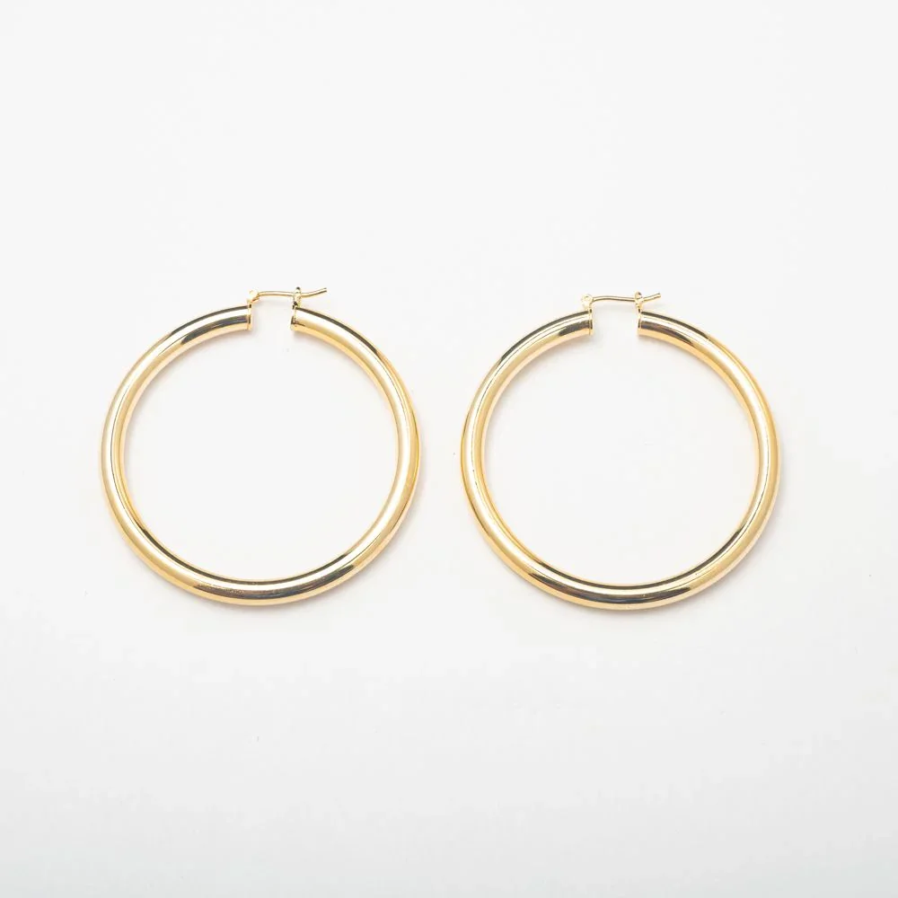 Large Gold Hoops