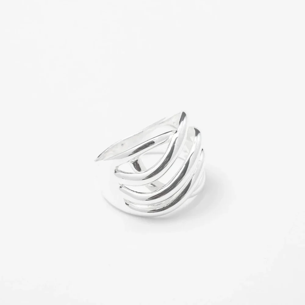 Chrome The Waves Ring