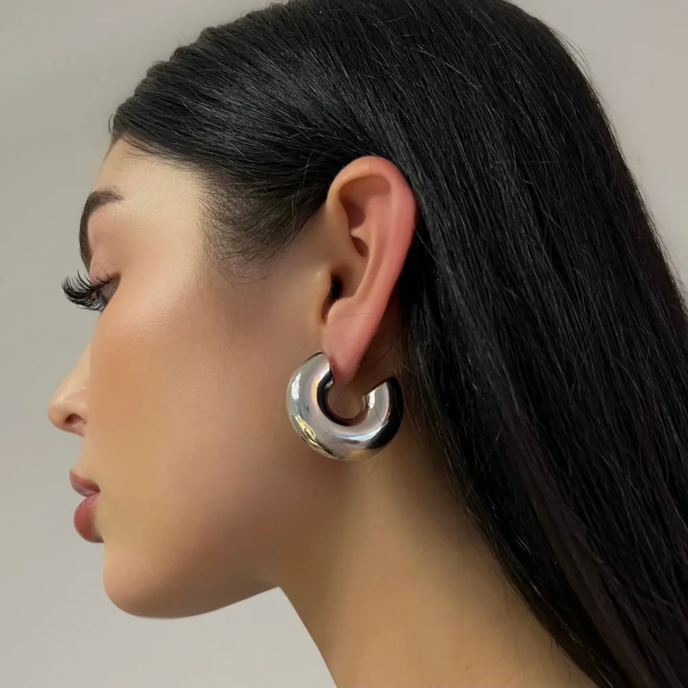 The BP Medium Silve Staple Hoop
