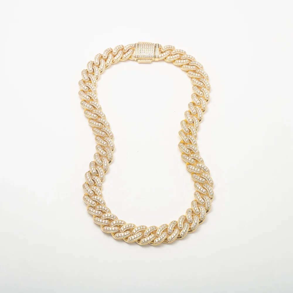 Gold Chunky Ice Cuban