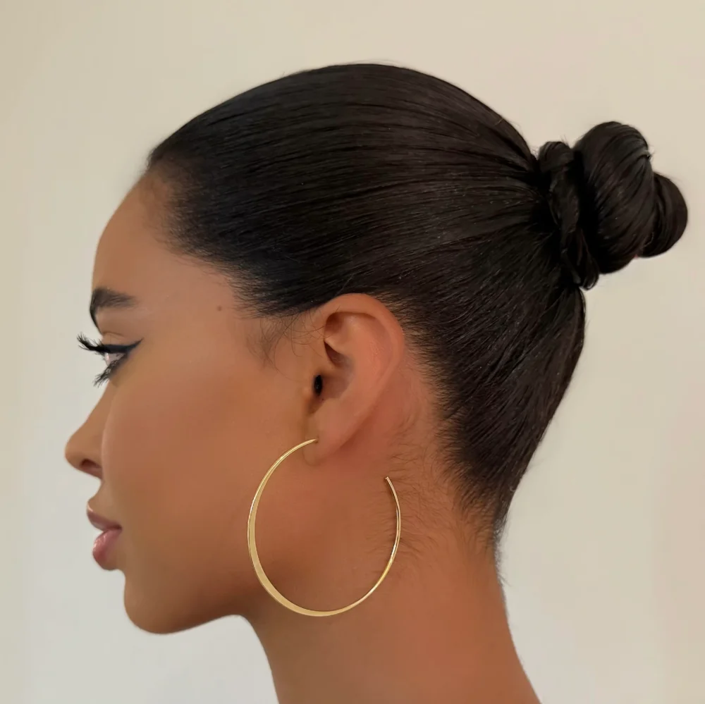 The Gold Half Hoop