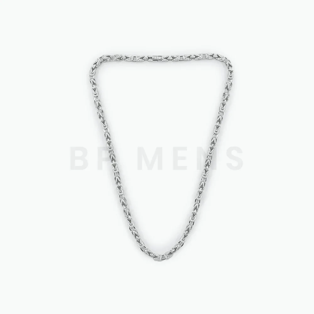 Unique Mens Silver Chain
