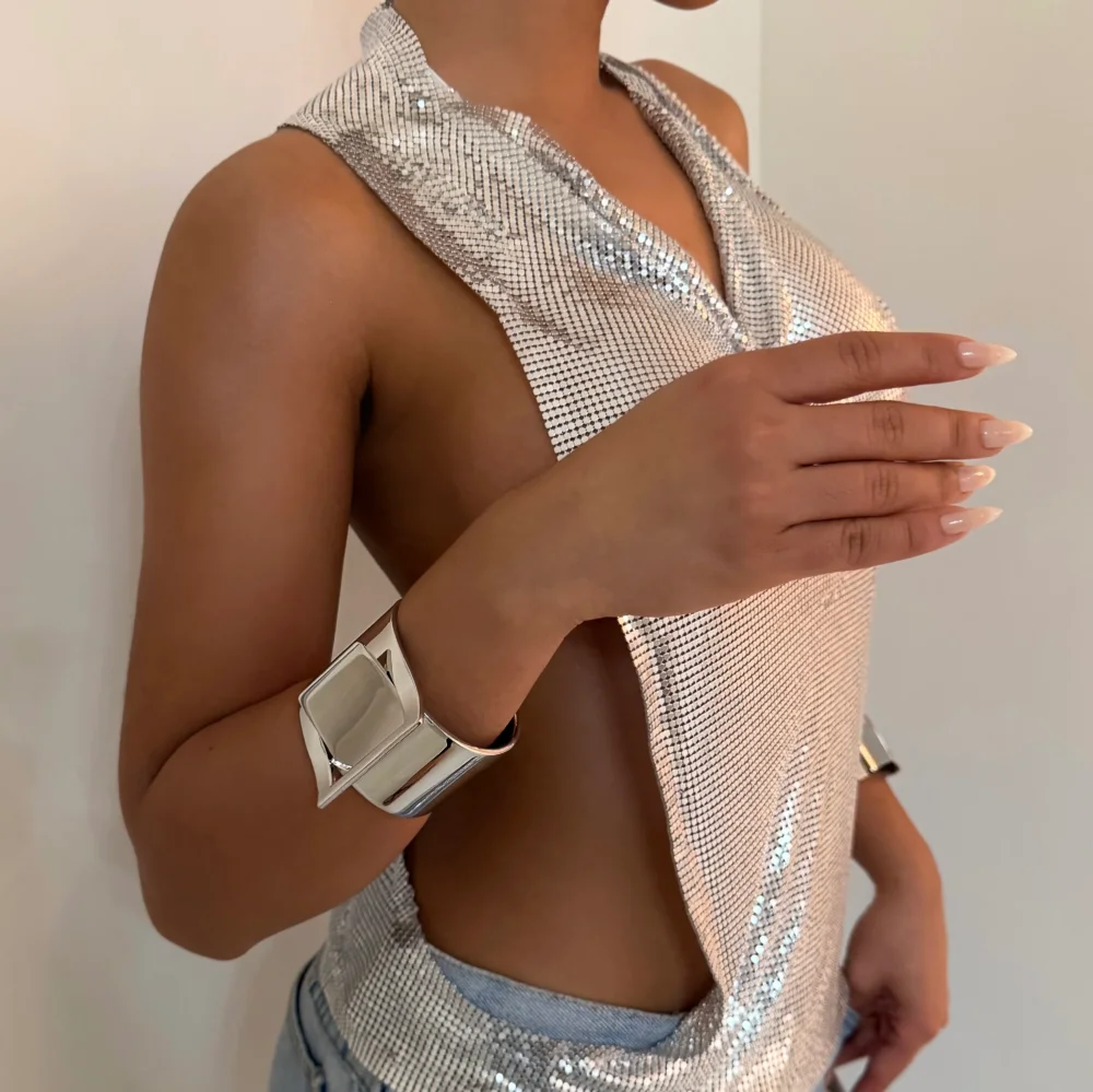 The Chrome Belt Cuff