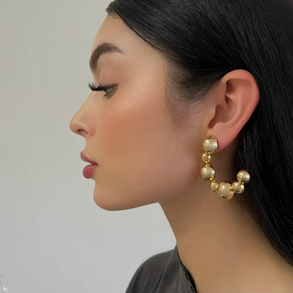 The Gold Beaded Cuff