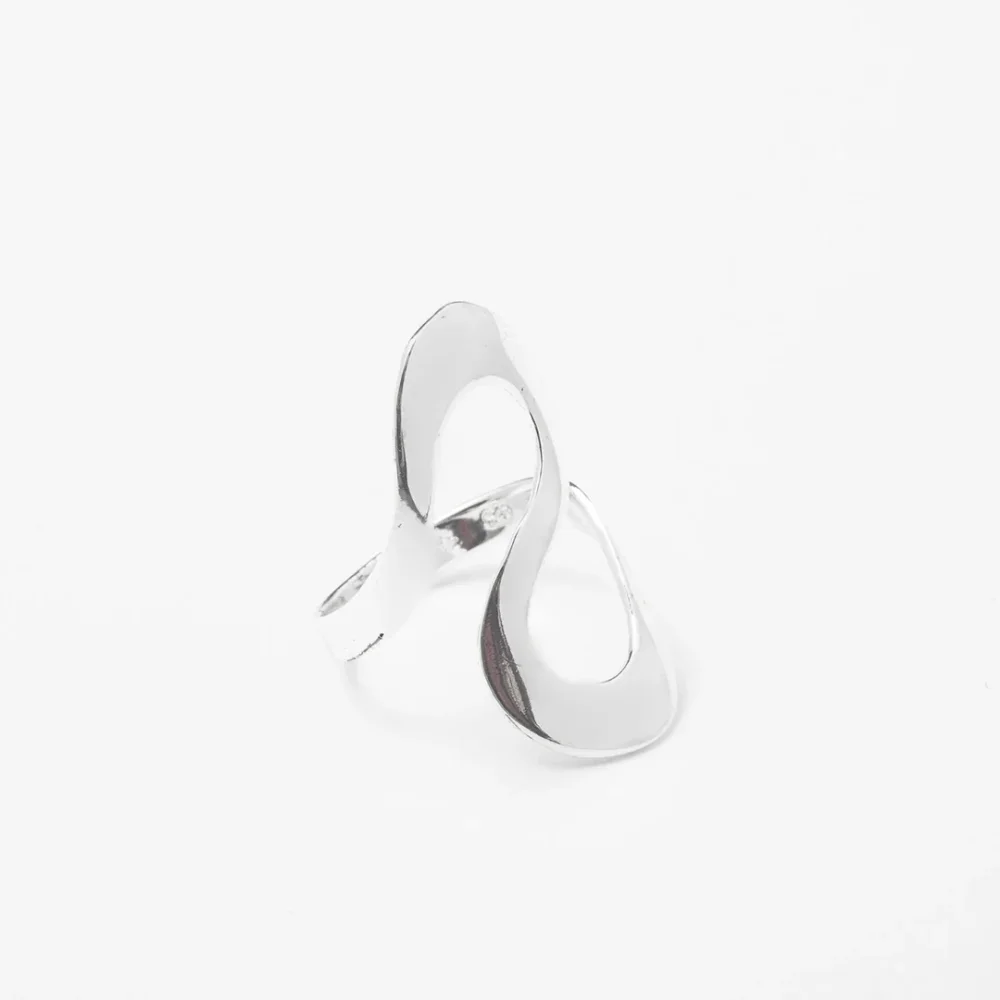 Chrome Swirl Cuff Band