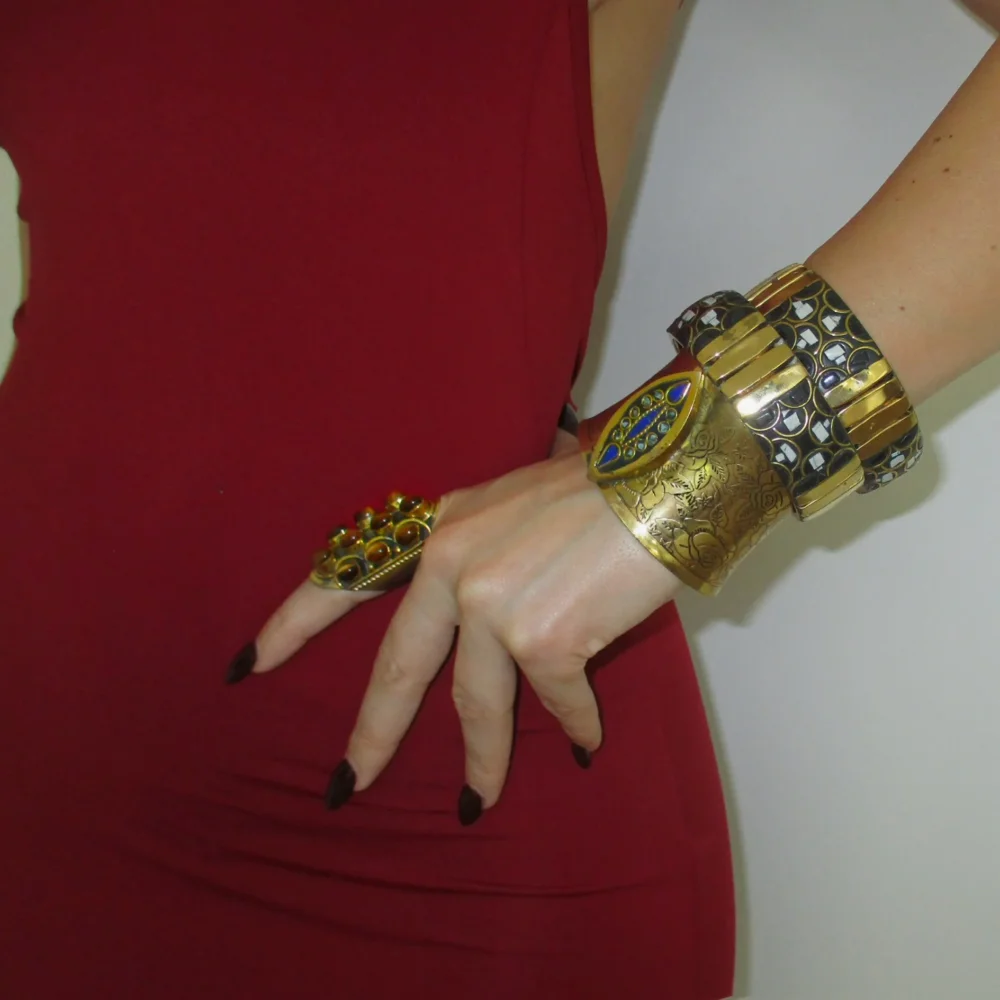 The Gold Jasmine Bangles