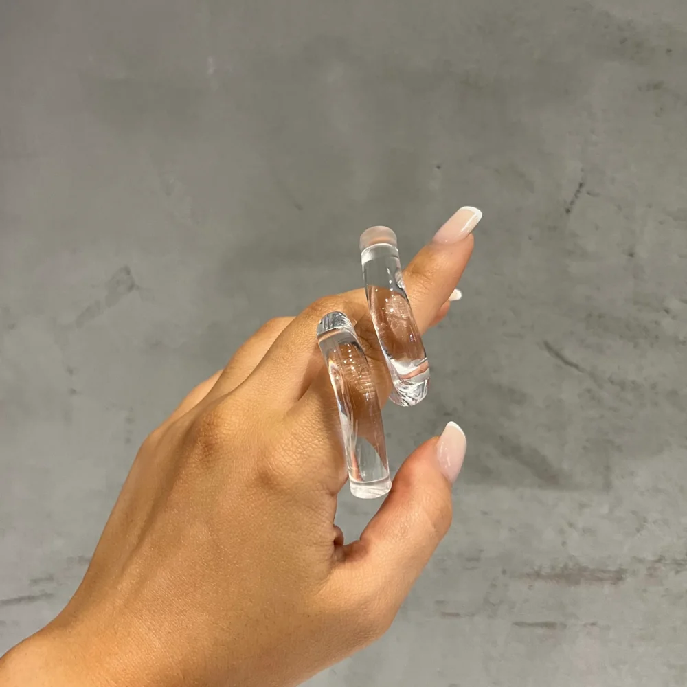 The Crystal Clear Swirl Ring