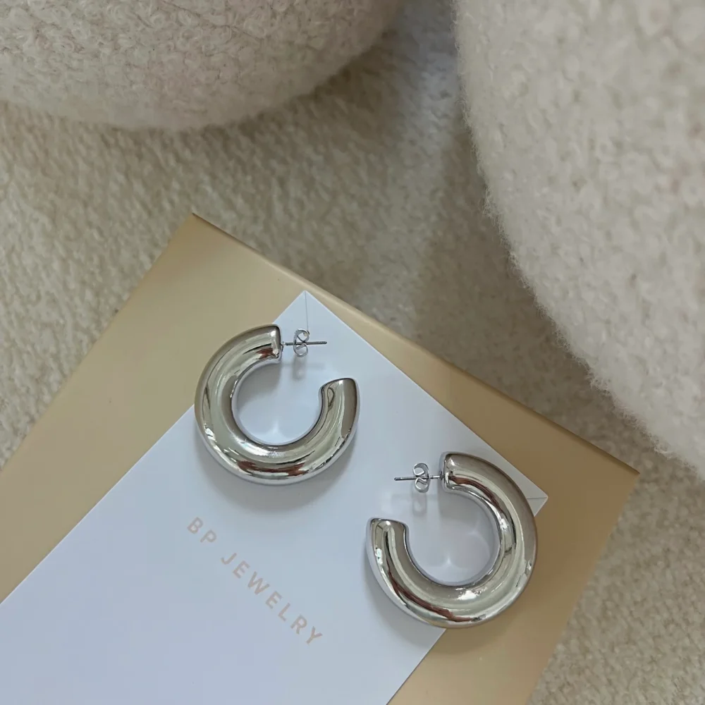 The Mini New Chrome Hoops