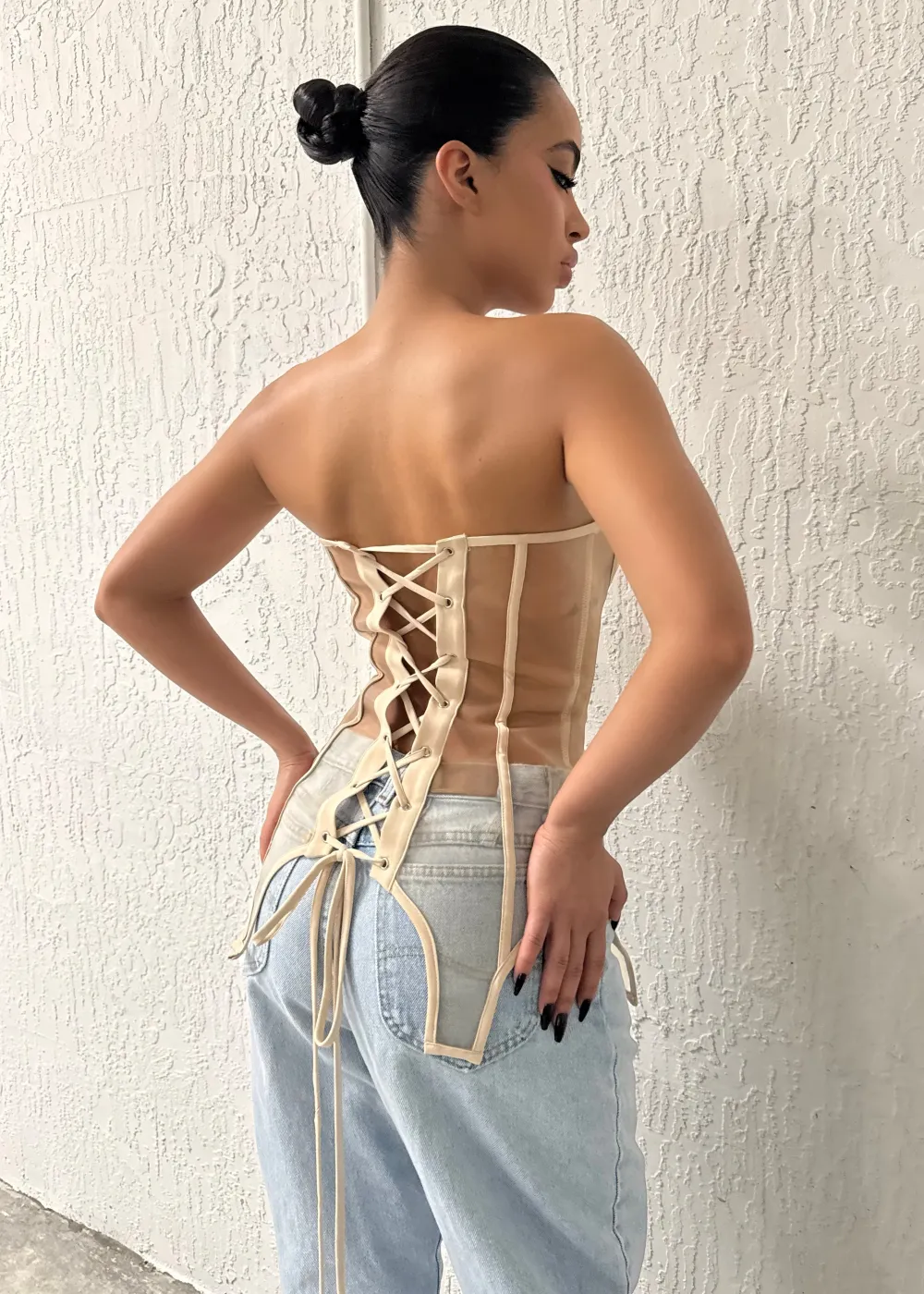 Nude Corset Top