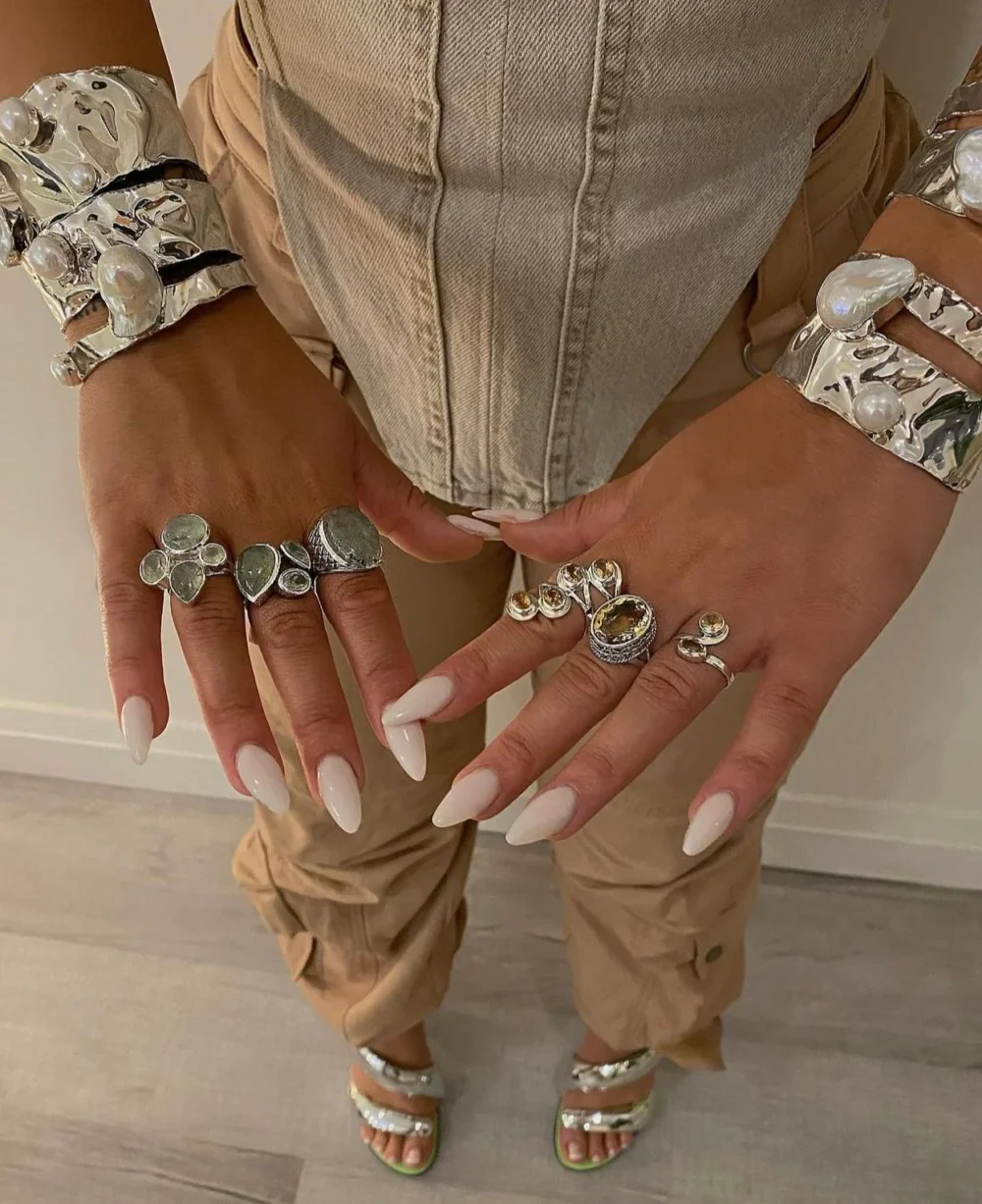 Seashell Oyster Bangles