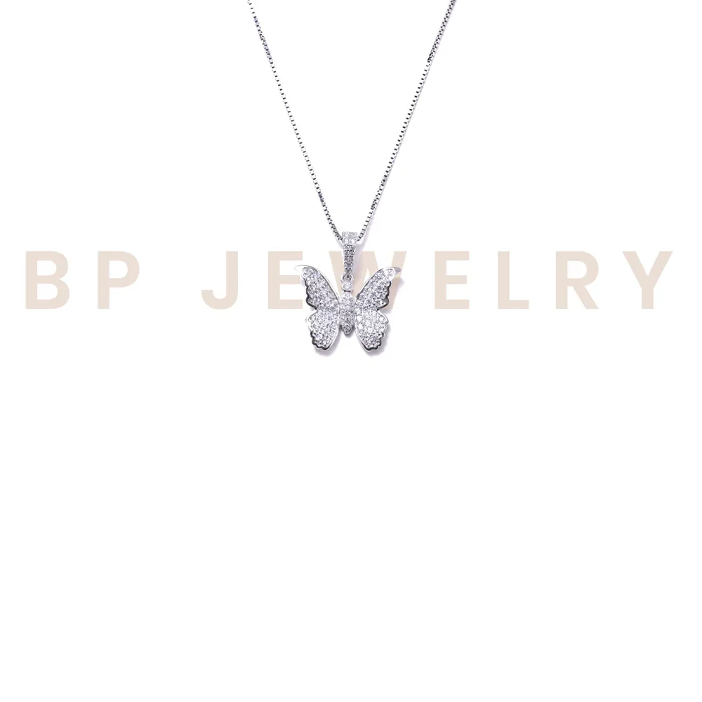 Mini Crystal Butterfly Necklace