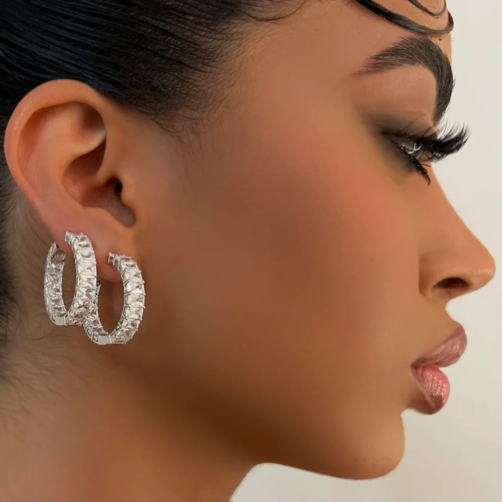 The 925 BP Chunky Hoops