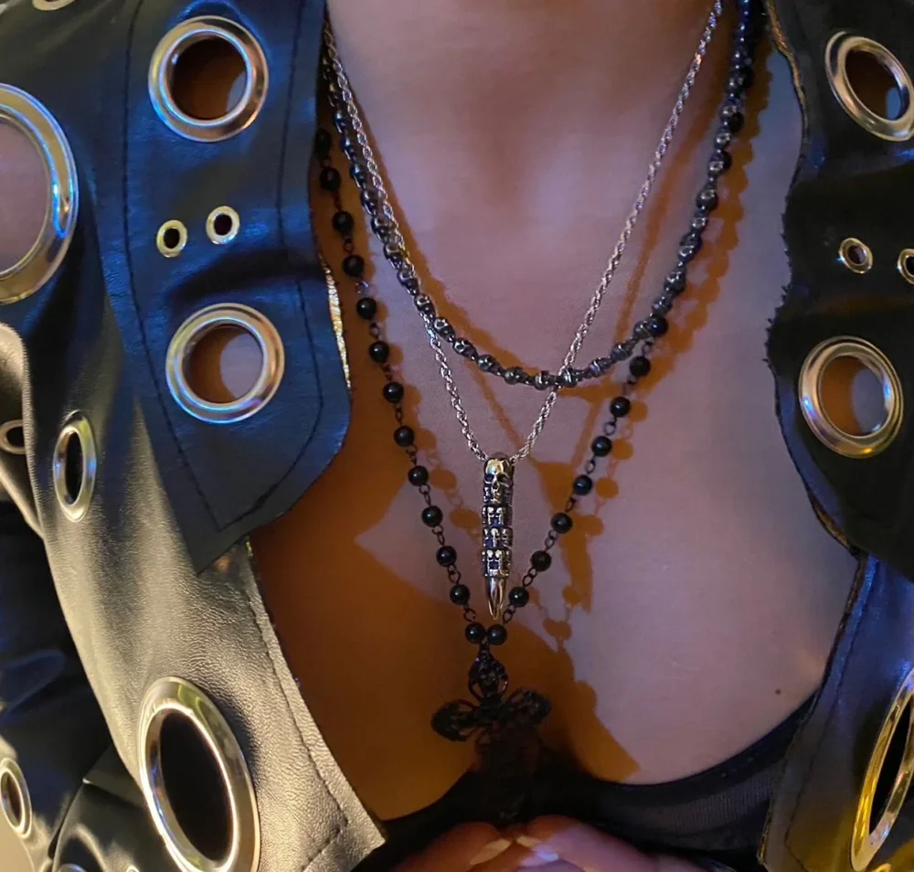 Skull Bullet Necklace