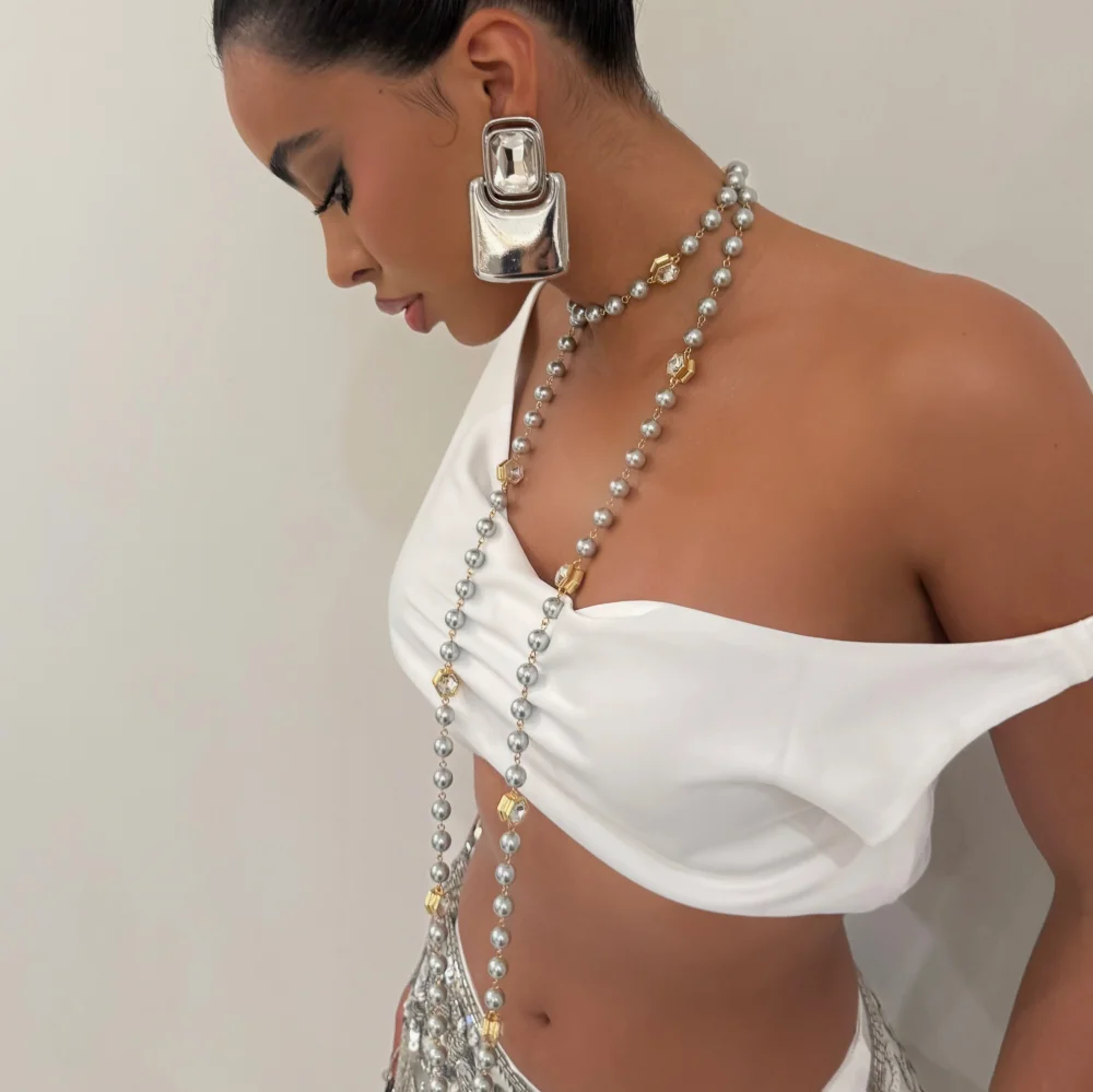 The Silver Pearl Necklace