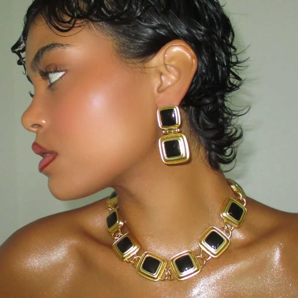 The 1980'S Black Vintage Set