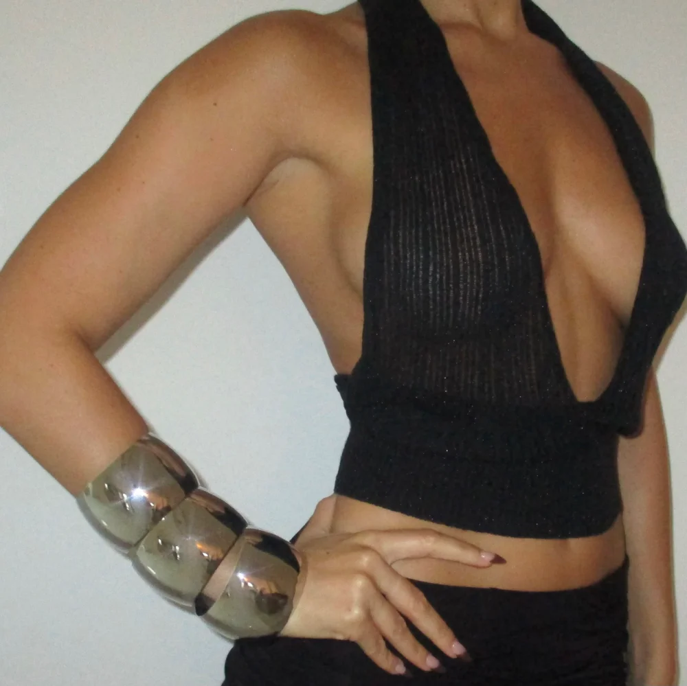 The Maxi Chrome Bangle