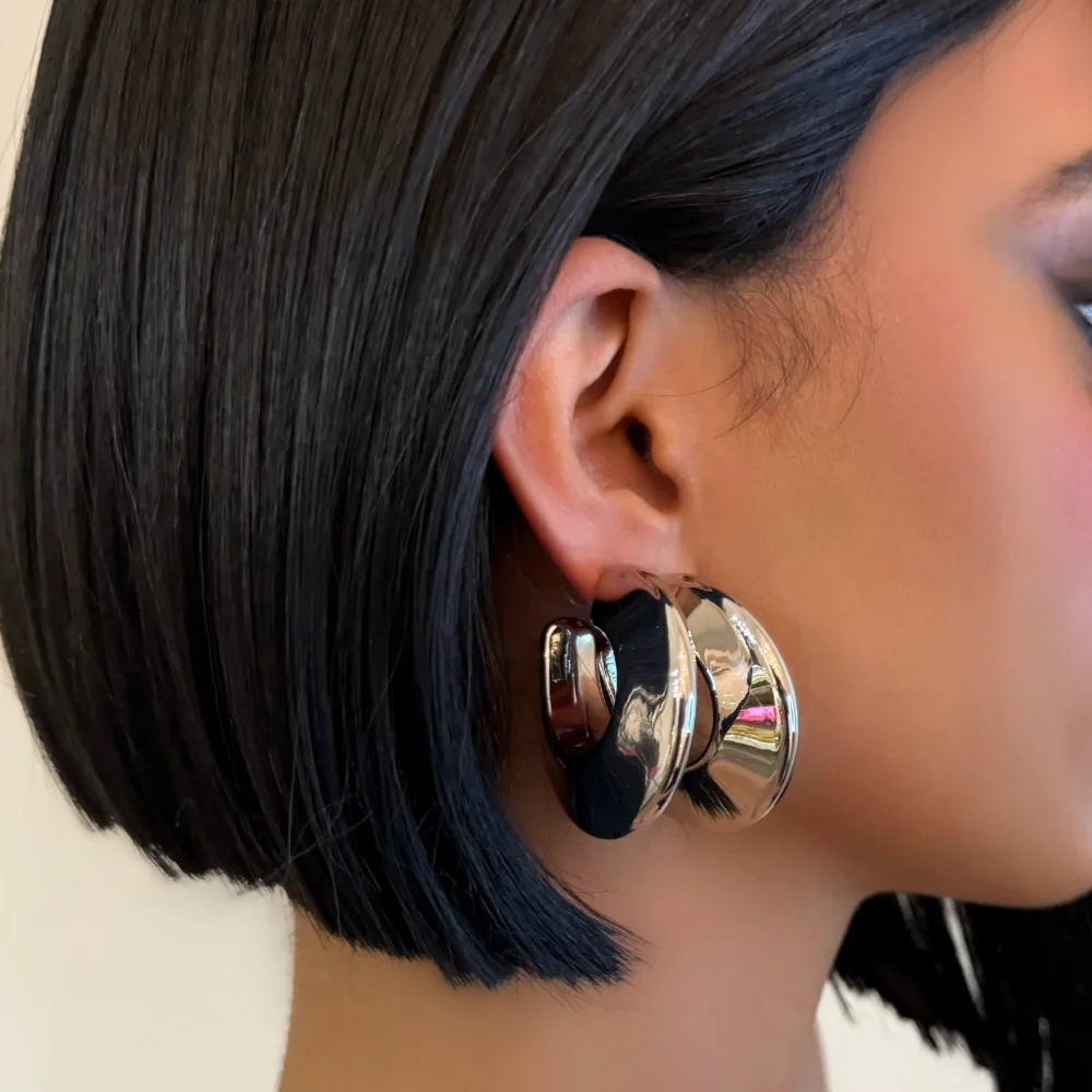 The Chrome Chunky Hoops