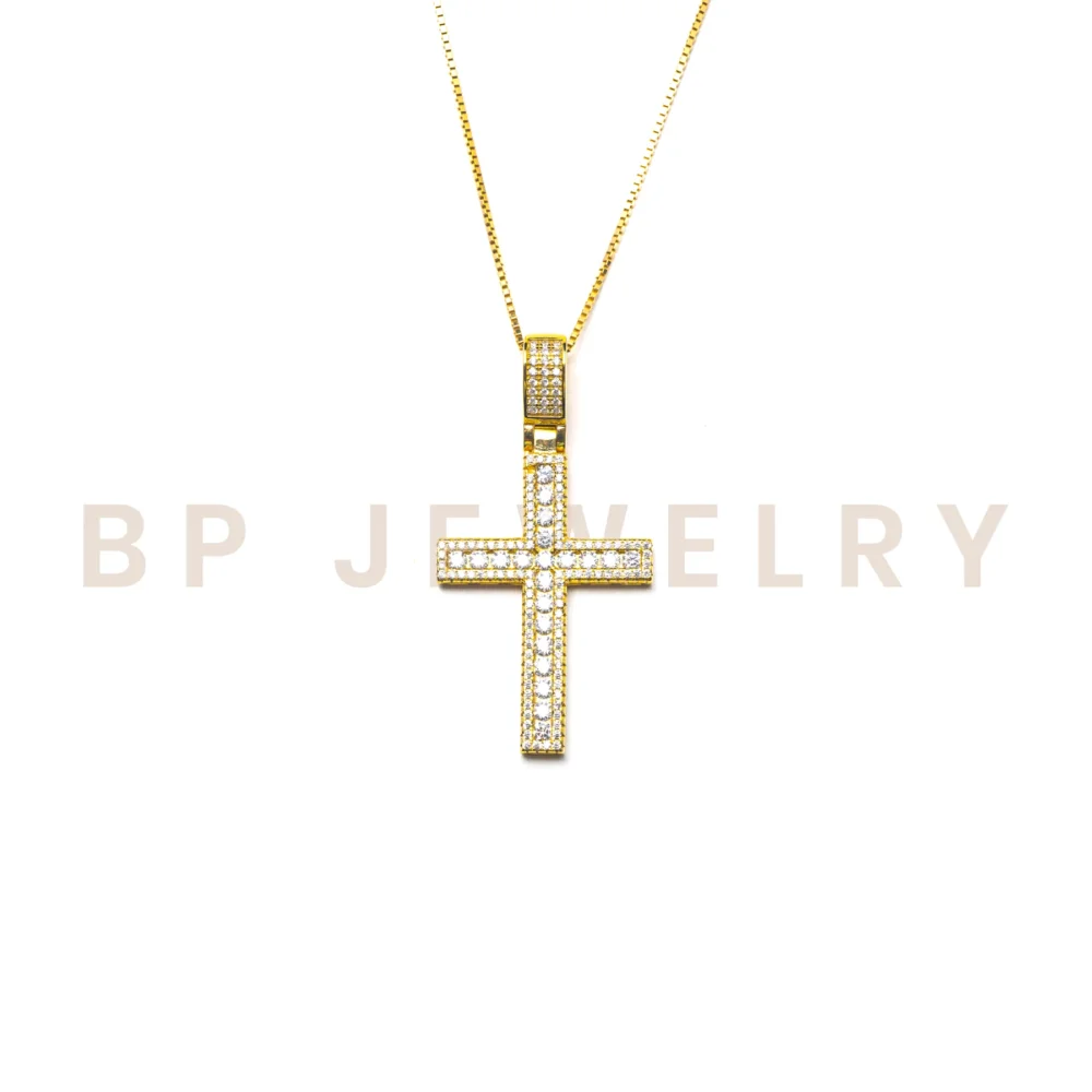 The Classic Gold Skinny Cross