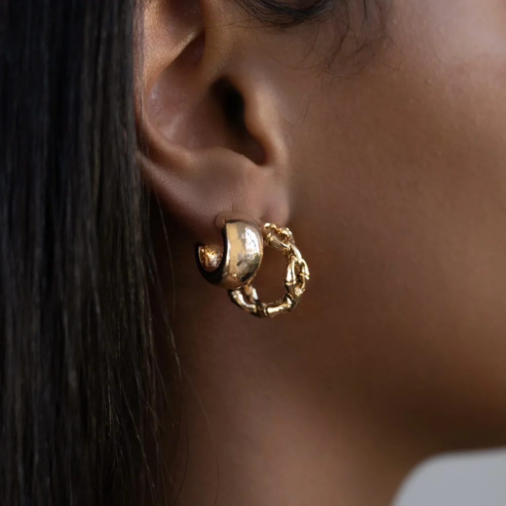 Mini Gold Cuff Hoop