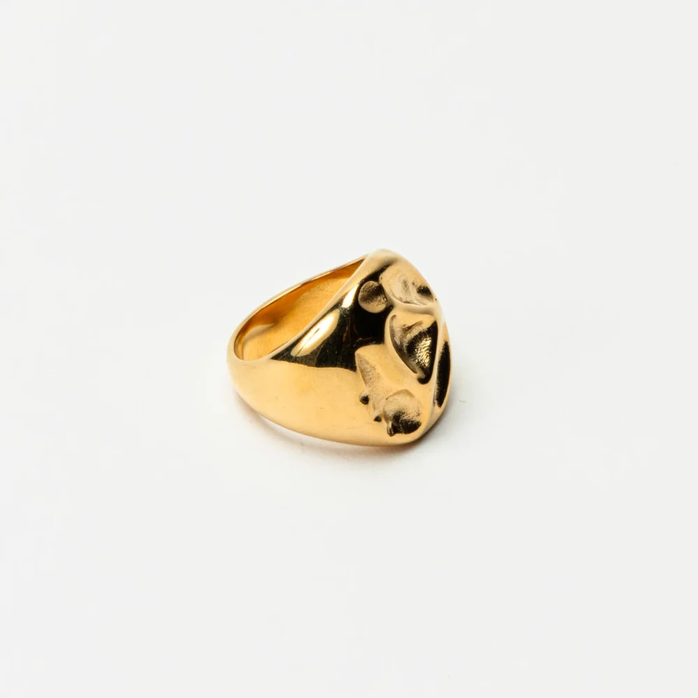 The Stamp Gold Collection Ring