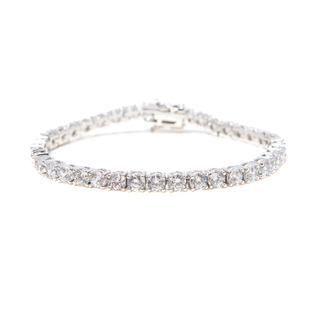 Day One Silver Diamond BP Bracelet