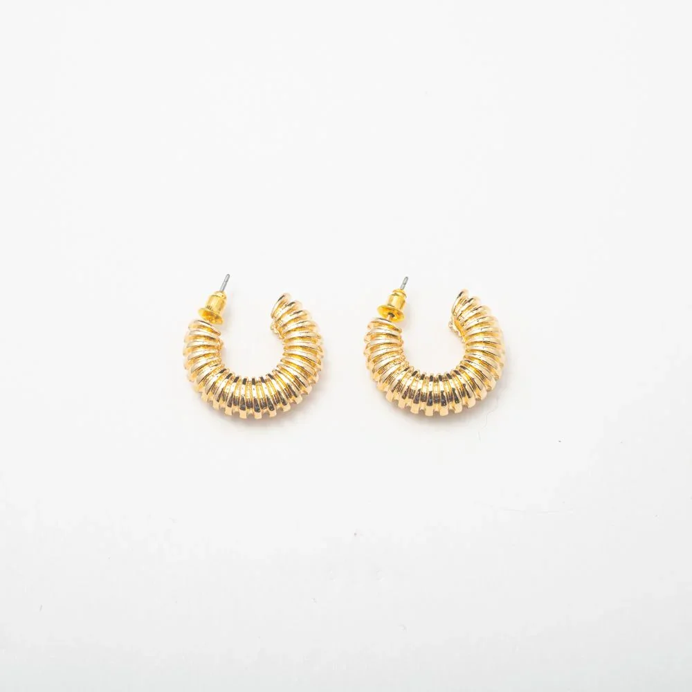 Gold Spring Hoops