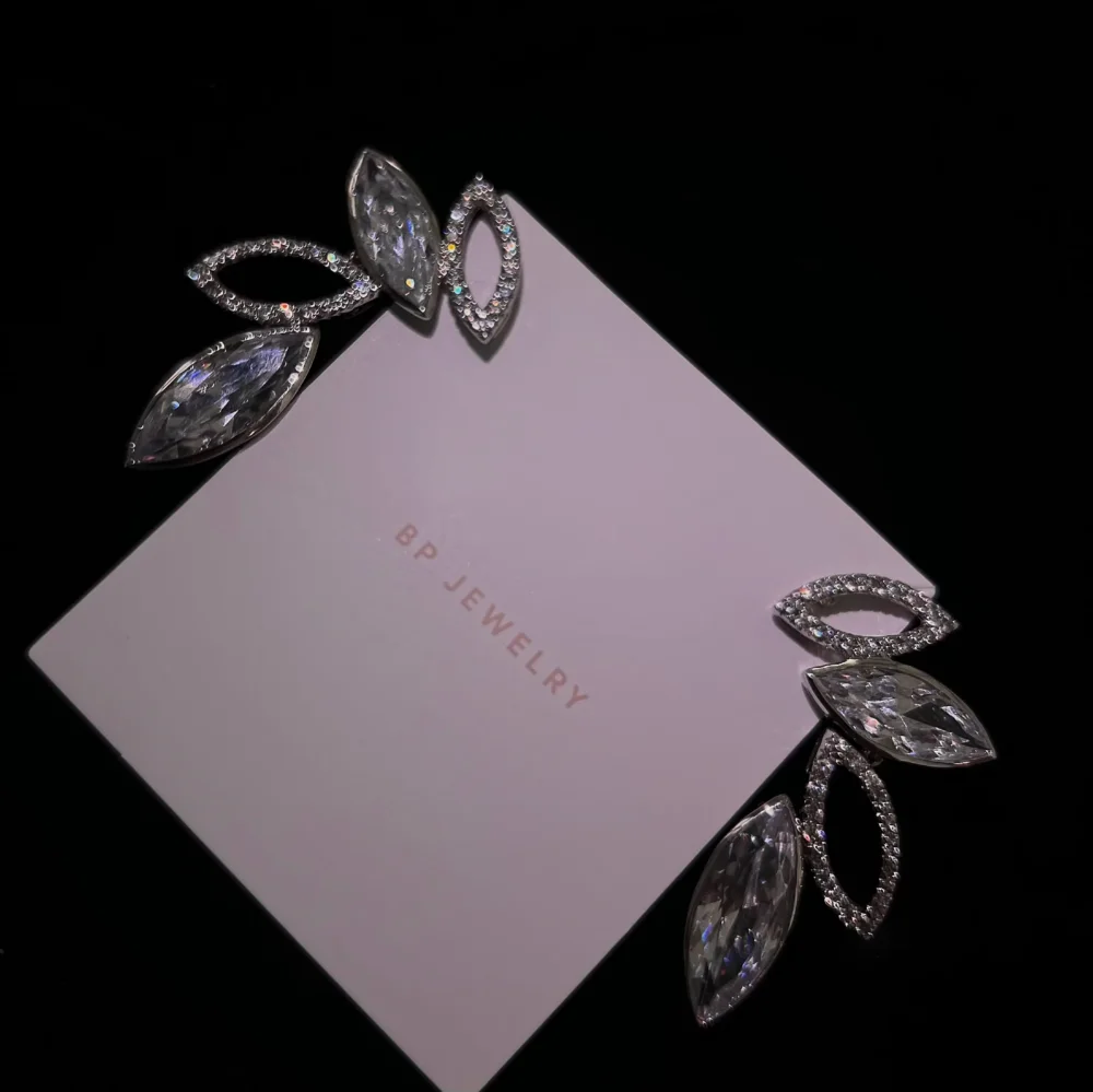 The 925 Marquise Stone Drop Earring - 3