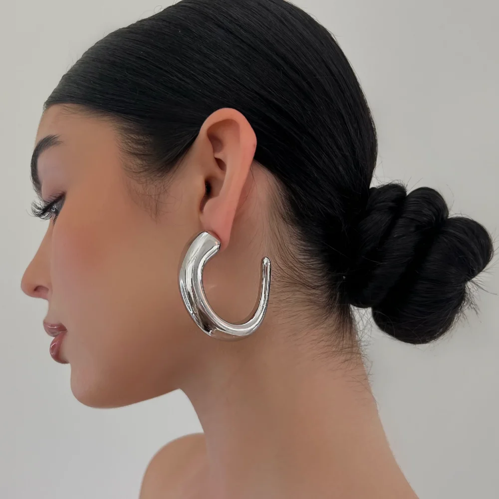 The Chrome Cuff Hoop