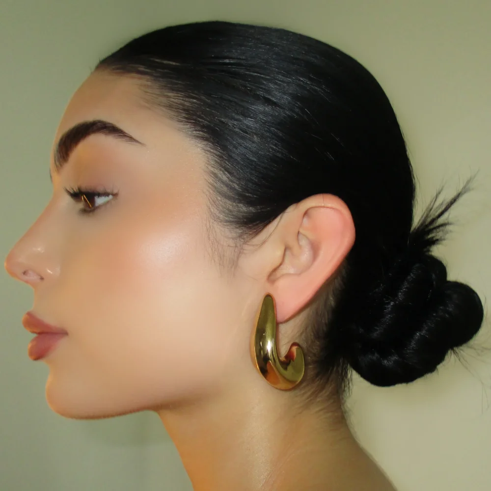 The Gold Chunky Cuff Hoop