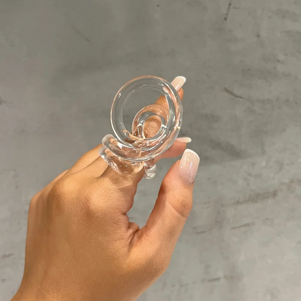 The Crystal Clear Circular Ring