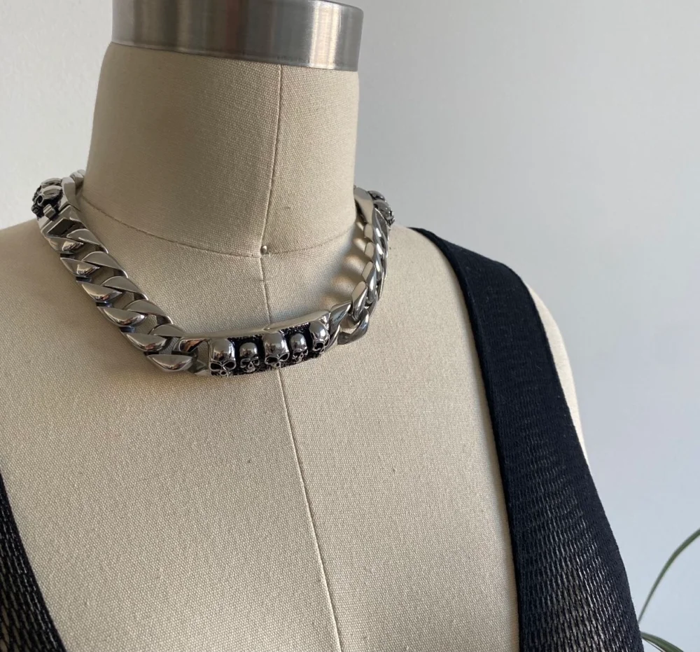 Skull ID Necklace