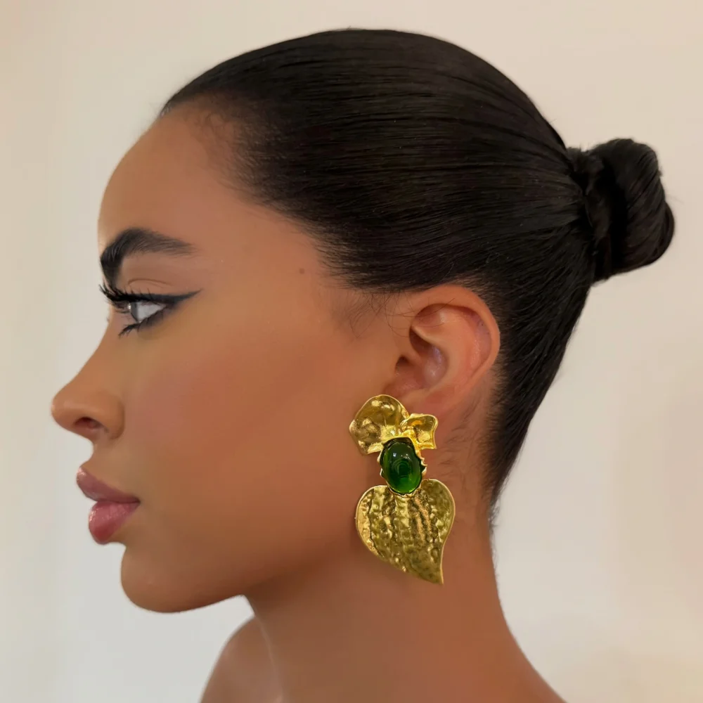 The Gold Leaf Stud
