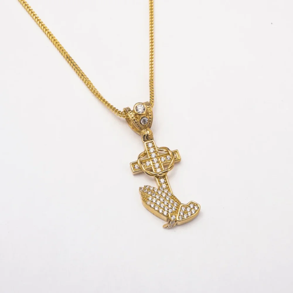 New Prayers 10K Solid Gold Necklace