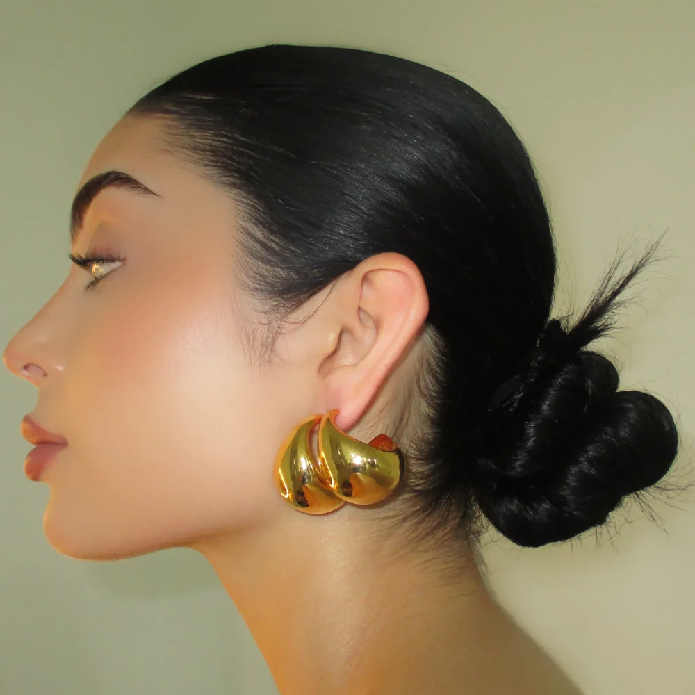 The Gold Chunky Hoops