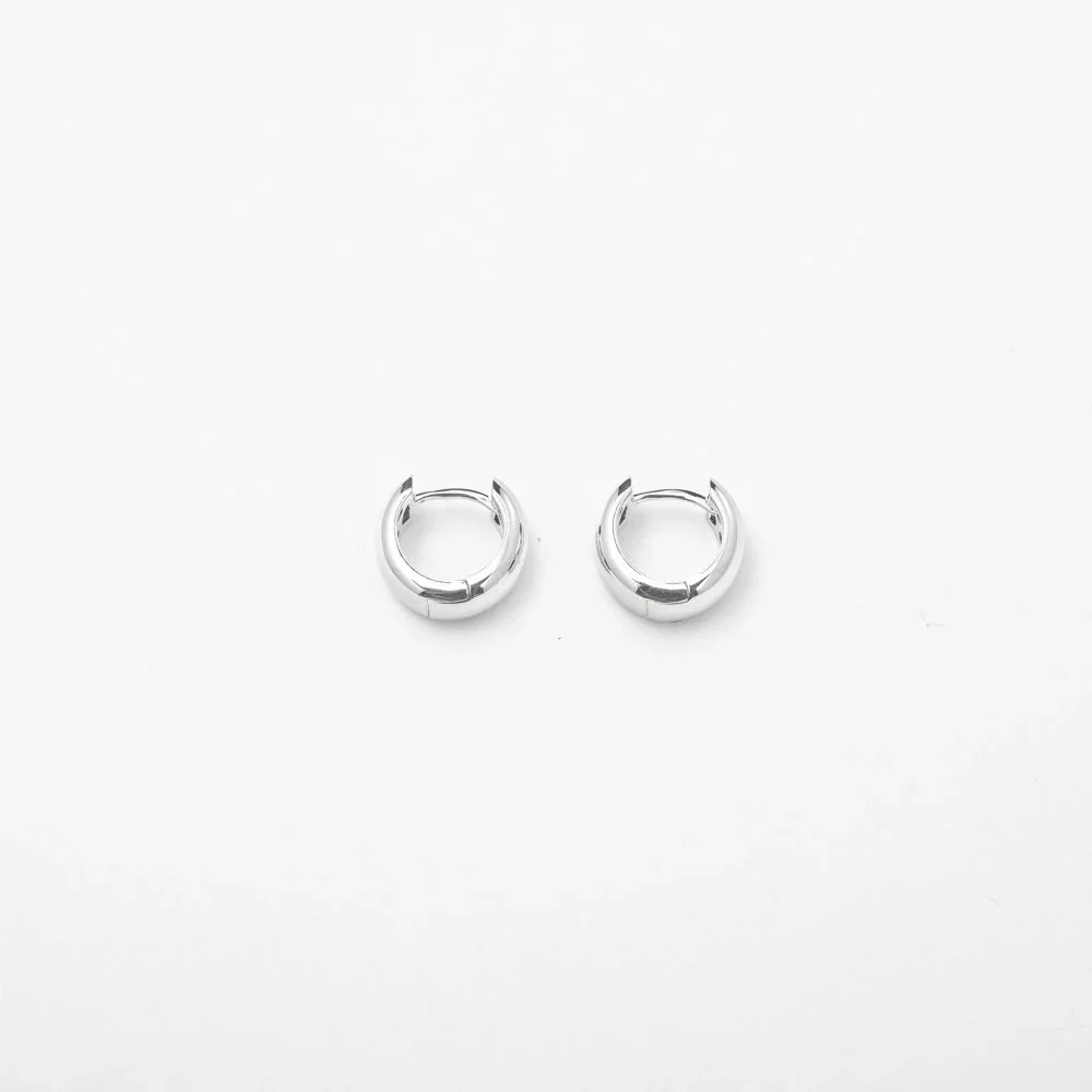 Mini Silver Cuff Hoops