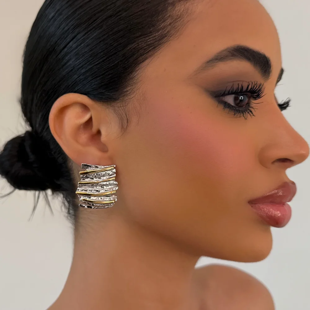 The Two Tone Cluster Stud