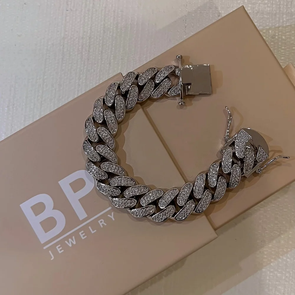 Silver Large Cuban Bracelet