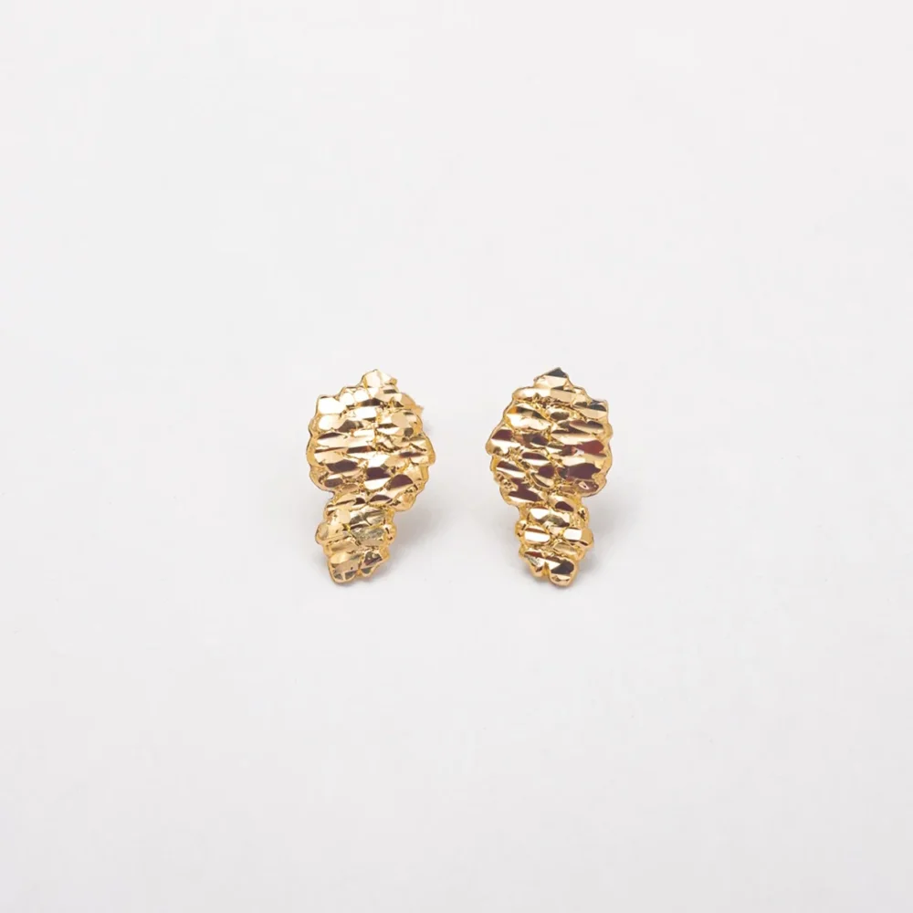 Gold Cluster 10K Solid Gold Studs